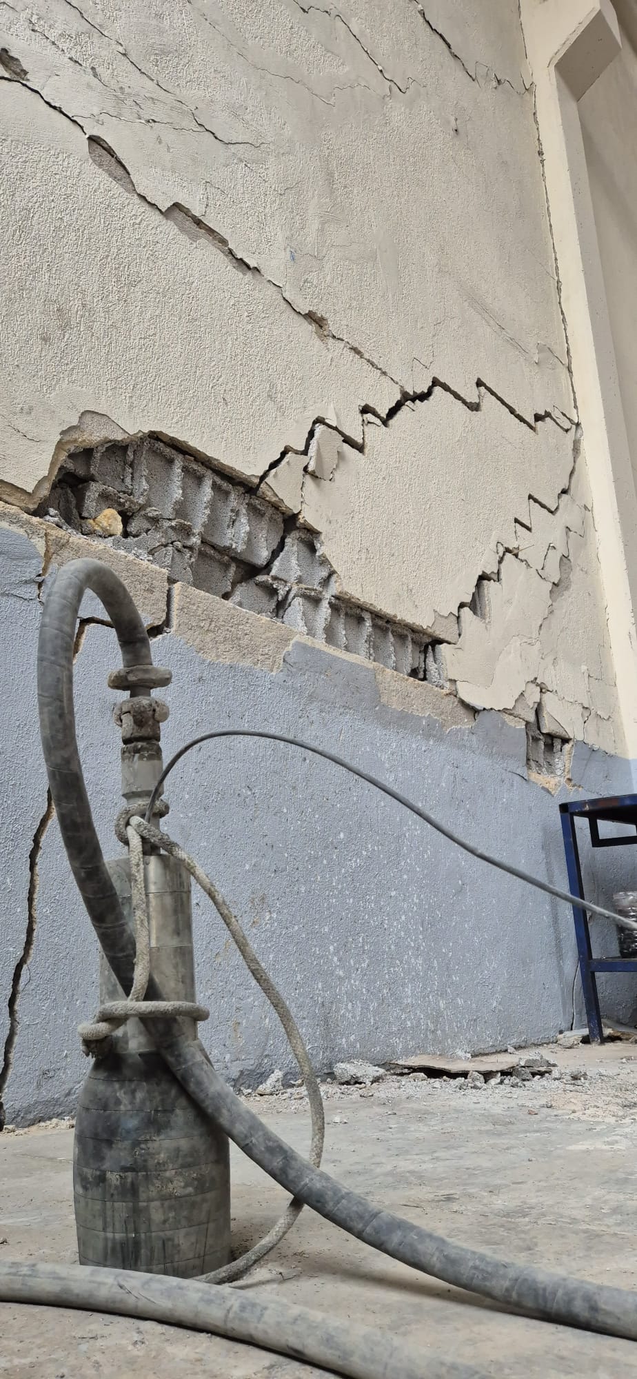 Structural strengthening grouting application